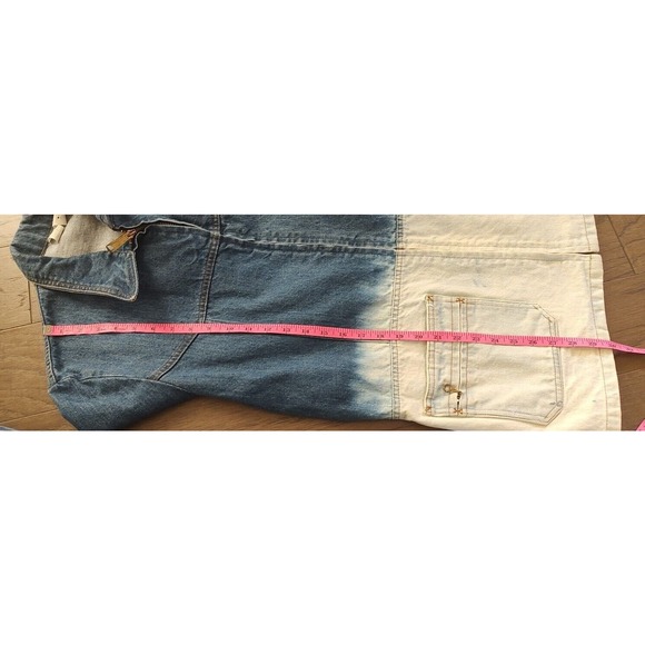 Levis Strauss &Co. 1970s Vintage Chore Jacket- Orange Tab-Bleach Dipped-Large - Picture 15 of 16